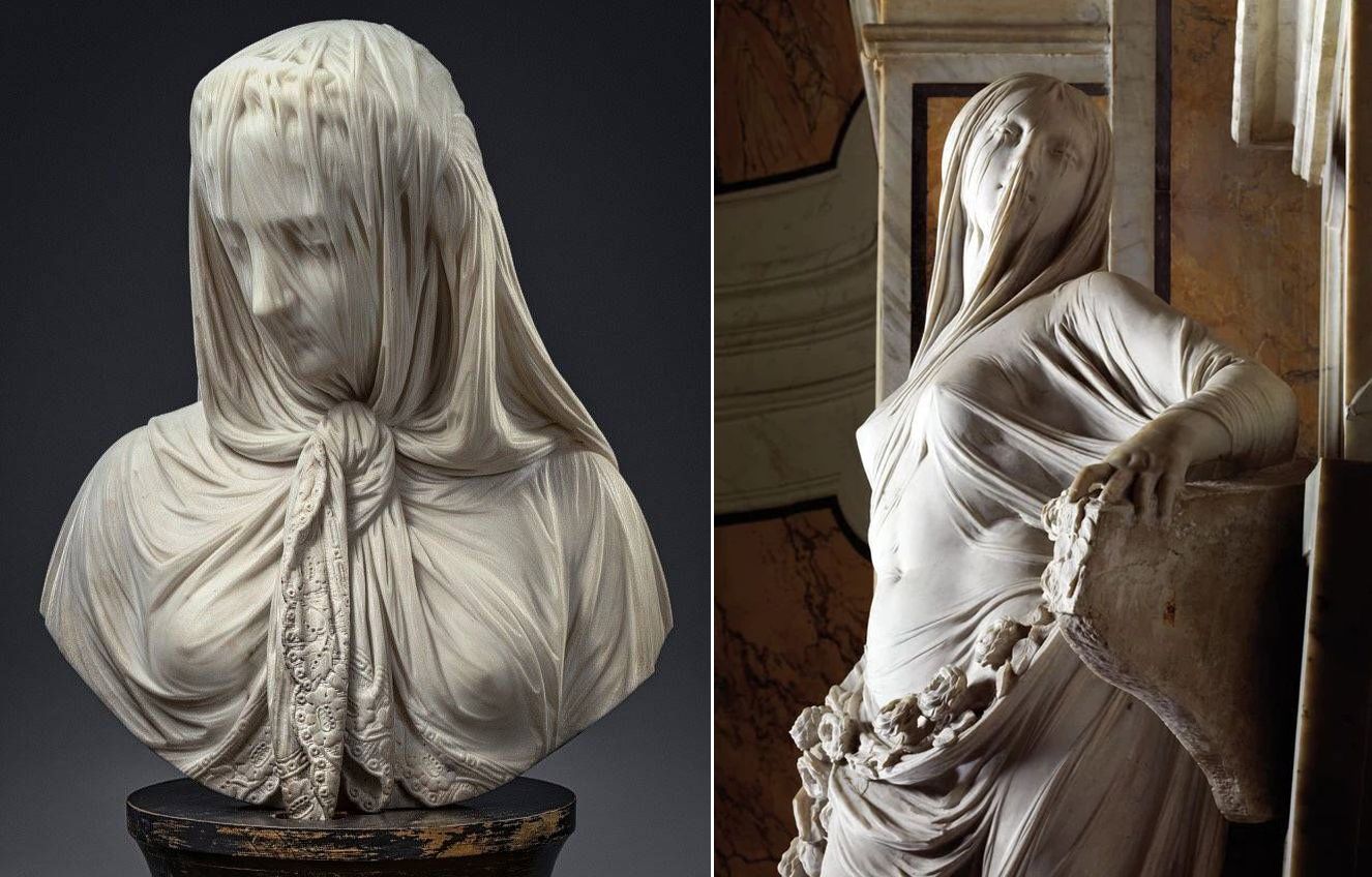 Exploring the History of the the Veiled Virgin Sculpture by