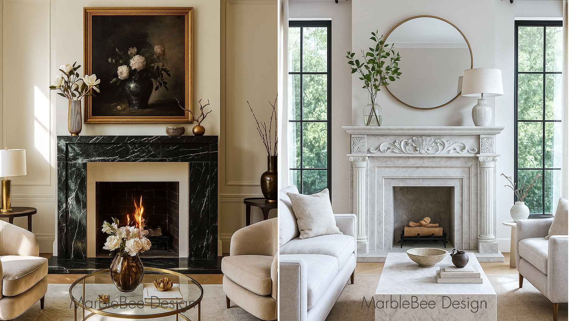What Interior Designers Want You to Know About Marble Fireplaces ...