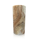 Yellow Onyx Pedestal Sink (15.75" by 15.75" by 33.07")