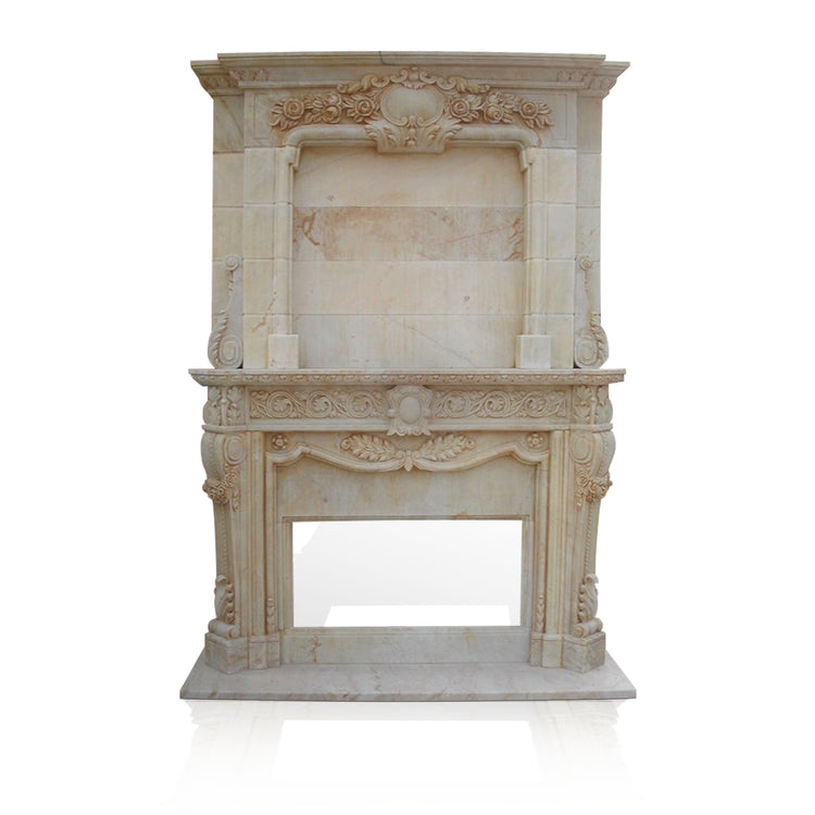 Custom Marble Fireplace Surround