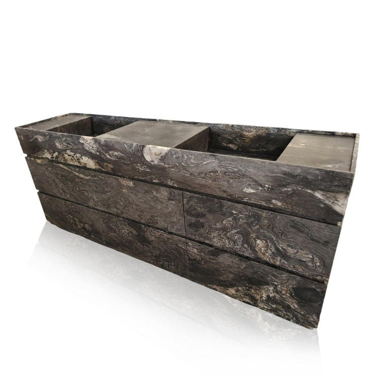 Floating Vanity with Marble Top