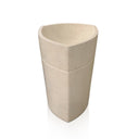 Beige Marble Pedestal Sink (20.47" by 20.47")
