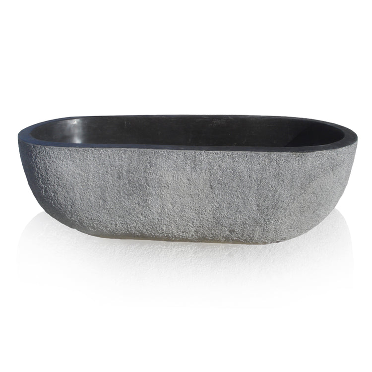 Black Limestone Unique Tub
