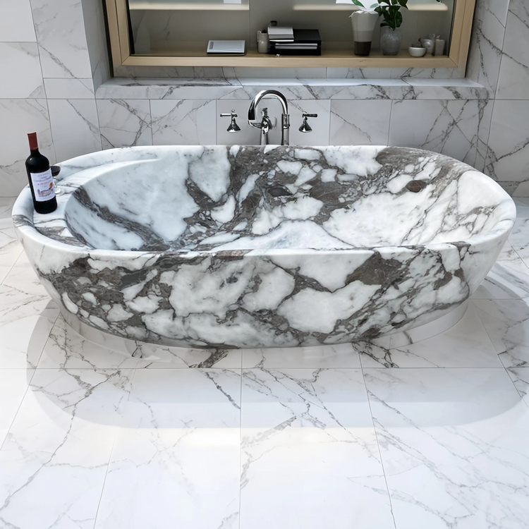 Arabescato Luxury Stone Tub
