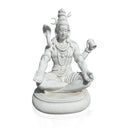 Large marble statue of Lord Shiva meditative pose