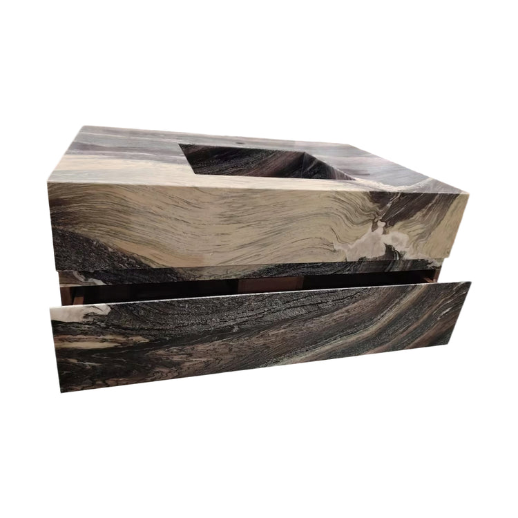 Marble Top Floating Vanity