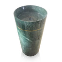 Green Marble Pedestal Sink (16.14" by 16.14" by 33.46")