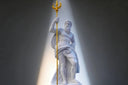 Life-Size Custom Marble Poseidon Statue | Hand-Carved Greek God Sculpture