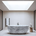 Marble Bathtub: Hand-Carved Luxury from One-Piece Marble Block