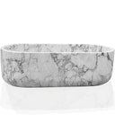 Marblebee Marble bathtub Arabescato White Marble