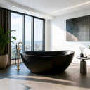 Granite Bathtub hand-carved from natural black granite