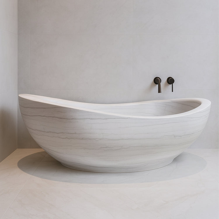 White Marble Bath Marblebee