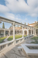 Grand gazebo de jardin en marbre