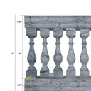 Gray Stone Balustrade