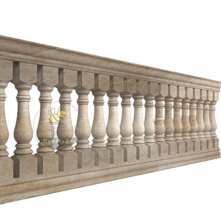 Beige Marble Railing