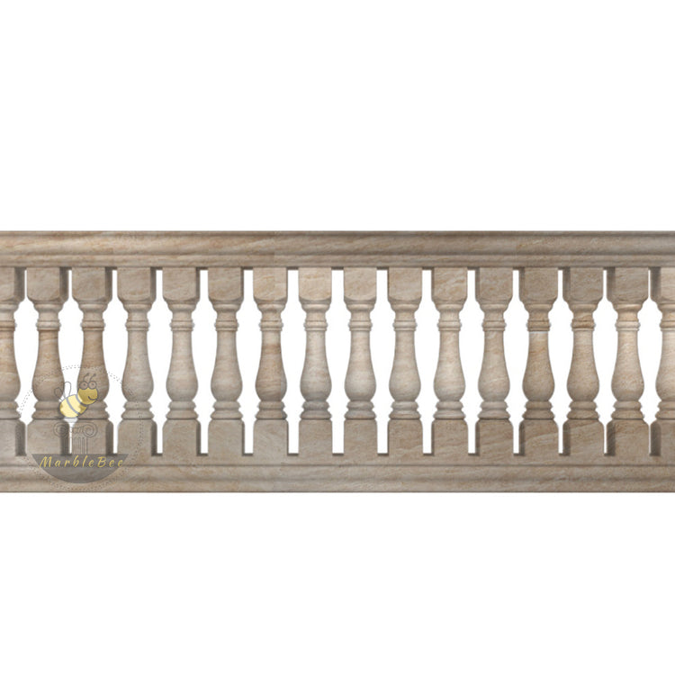 Beige Marble Railing
