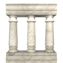 Beige Limestone Outdoor Stone Stair Railing