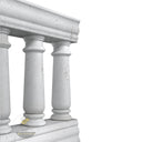 Beige Limestone Outdoor Stone Stair Railing