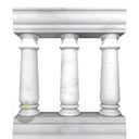 Beige Limestone Outdoor Stone Stair Railing