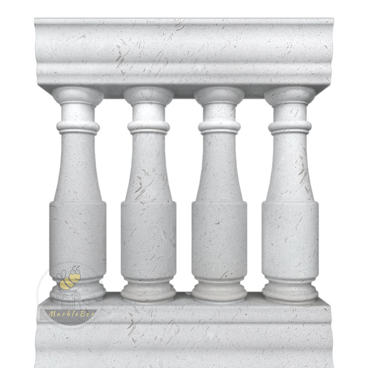 Gray Granite Step Railings