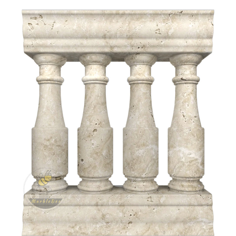 Gray Granite Step Railings