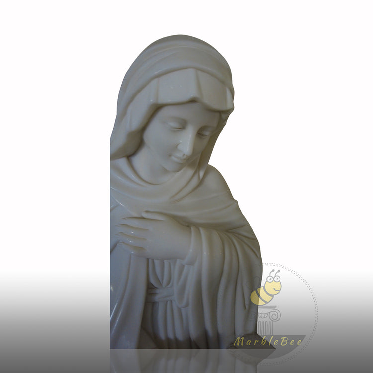 Baby Jesus with Mary and Joseph Marble Statue
