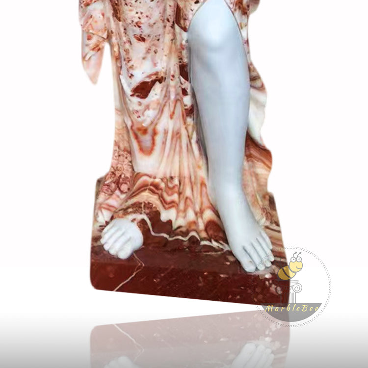 Marble Garden Statues with ornaments