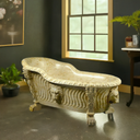 Marble bathtub vintage style with claw foot