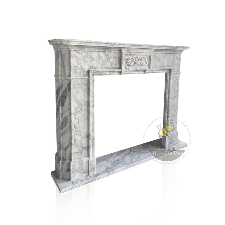 Arabescato Fireplace surround antique style