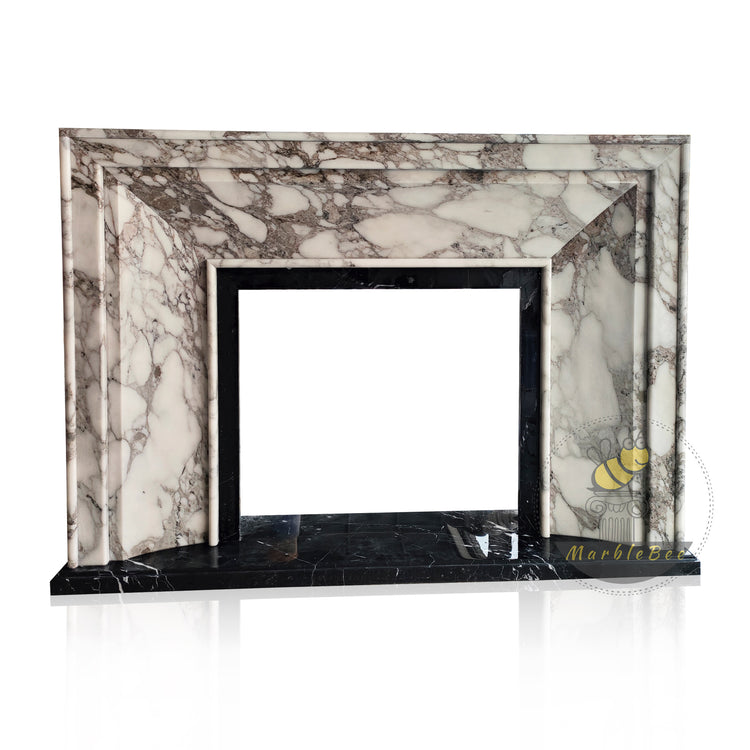 Arabescato Marble Fire Surround