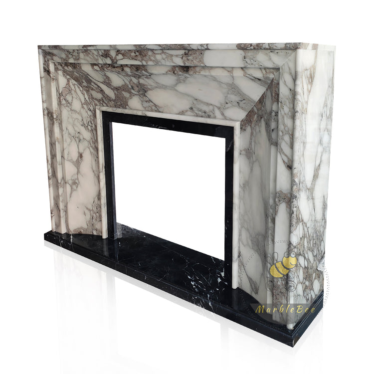 Arabescato Marble Fire Surround