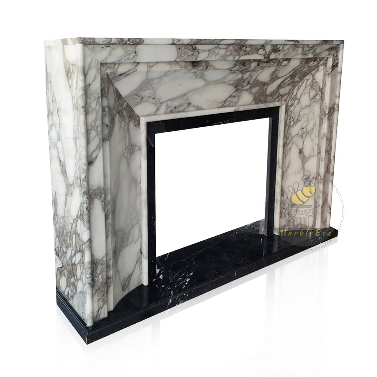 Arabescato Marble Fire Surround