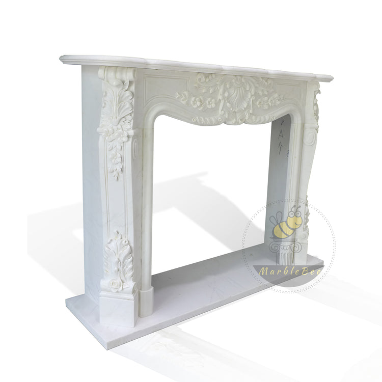 Solid Marble Fireplace Surround
