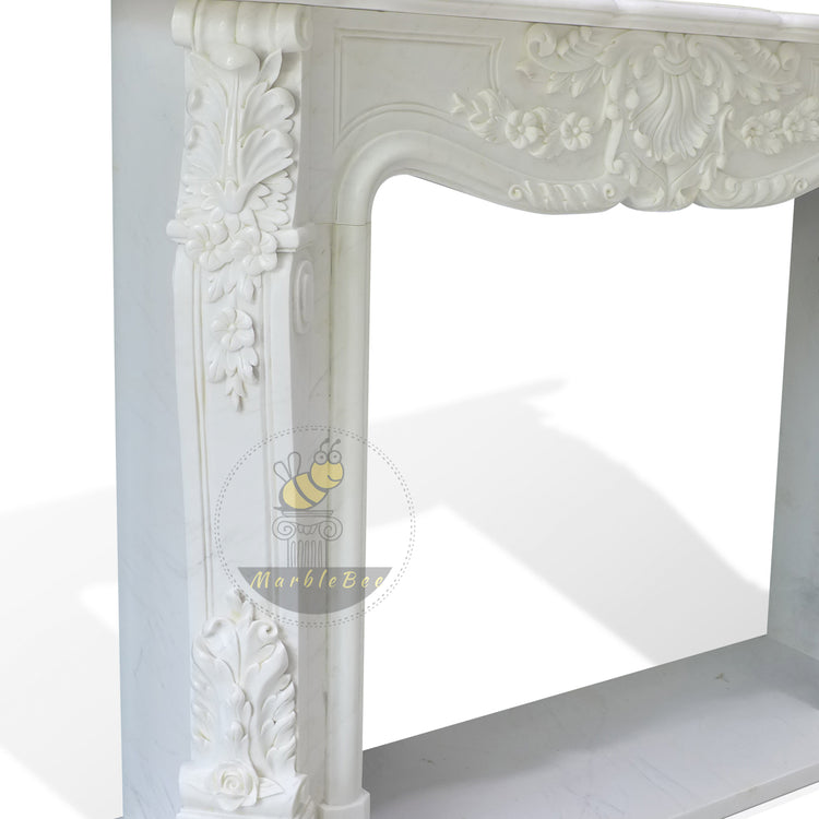 Solid Marble Fireplace Surround