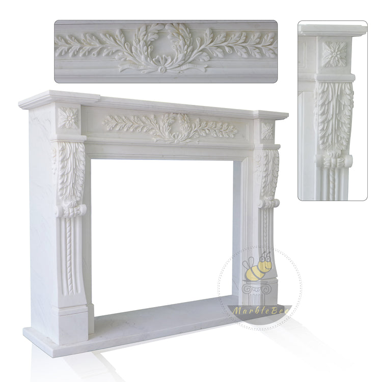 Marble Fire Hearth