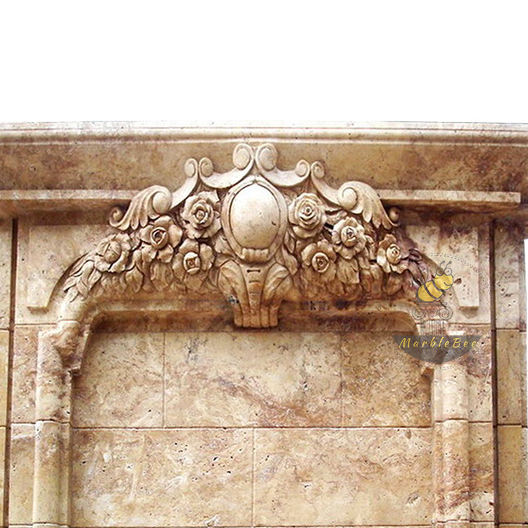 Marble Fireplace Wall