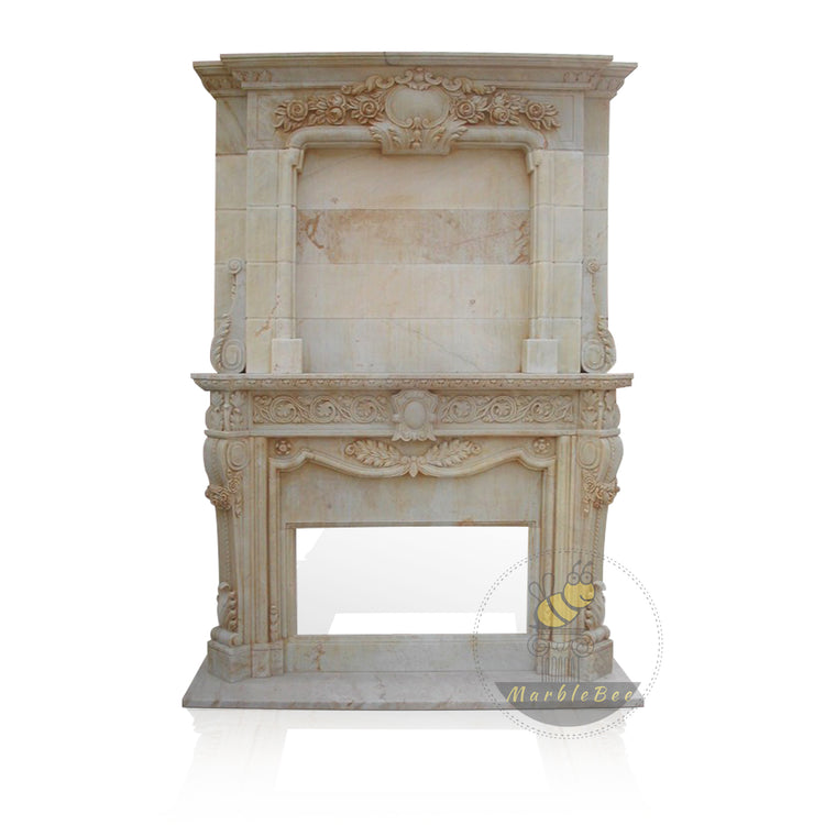 Custom Marble Fireplace Surround