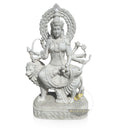 Marble Statue of Goddess Durga riding a lion