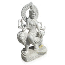 Marble Statue of Goddess Durga riding a lion