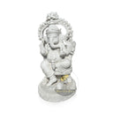 Lalitasana Marble statue of Lord Ganesha