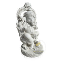 Lalitasana Marble statue of Lord Ganesha