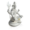Large marble statue of Lord Shiva meditative pose