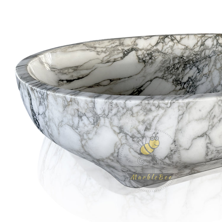 Calacatta Gold Luxury Tub Customization