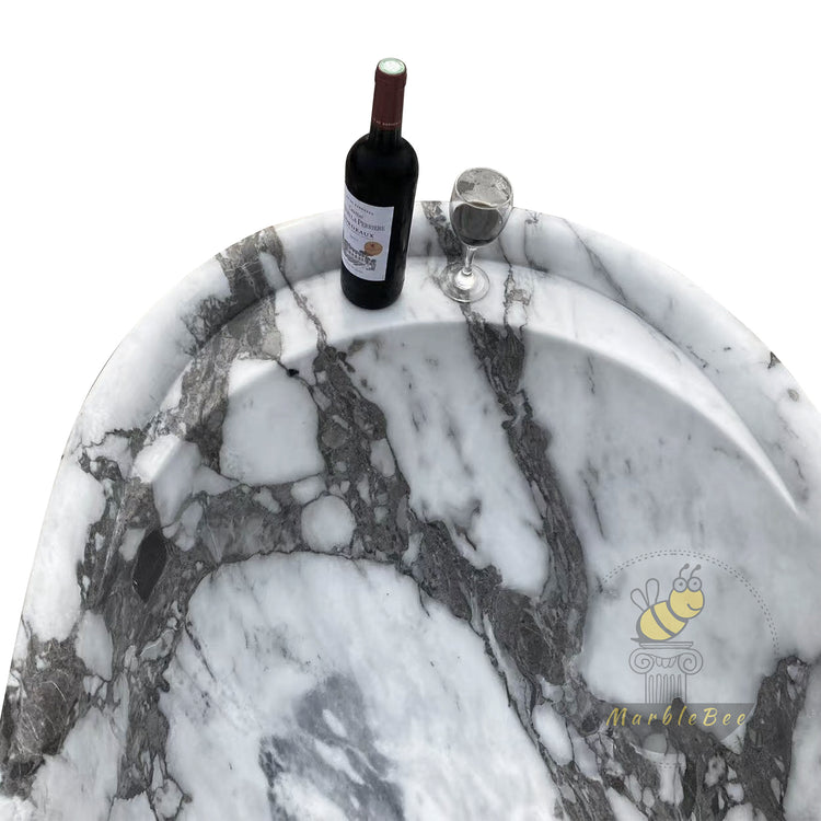 Arabescato Luxury Stone Tub