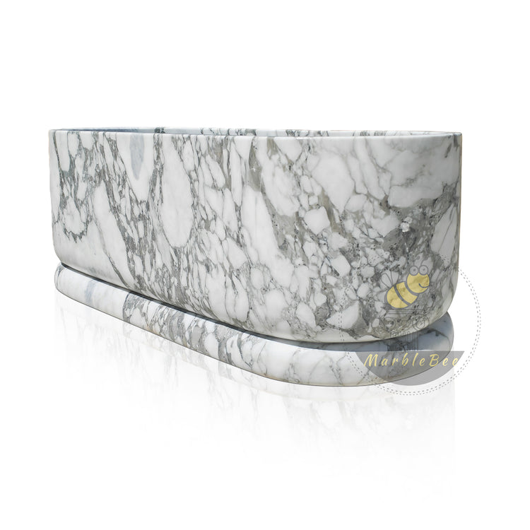 Arabescato Luxury Marble Tub