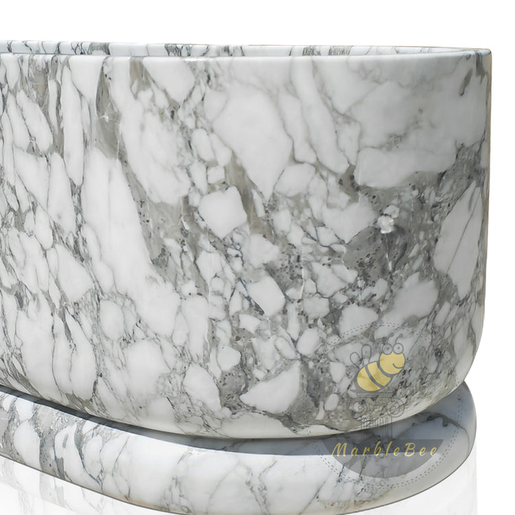Arabescato Luxury Marble Tub