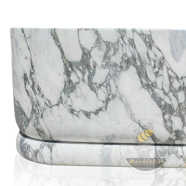 Arabescato Luxury Marble Tub