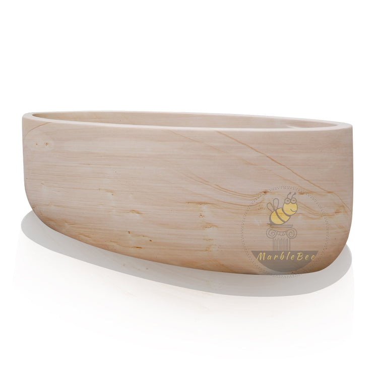 River Vein Sandstone Unique Stone Tub