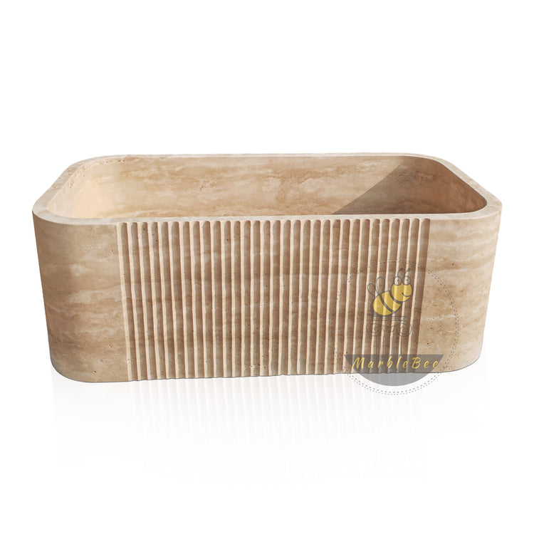 Travertine Bath Custom Modern Design