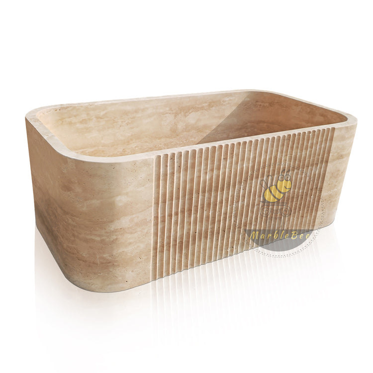 Travertine Bath Custom Modern Design